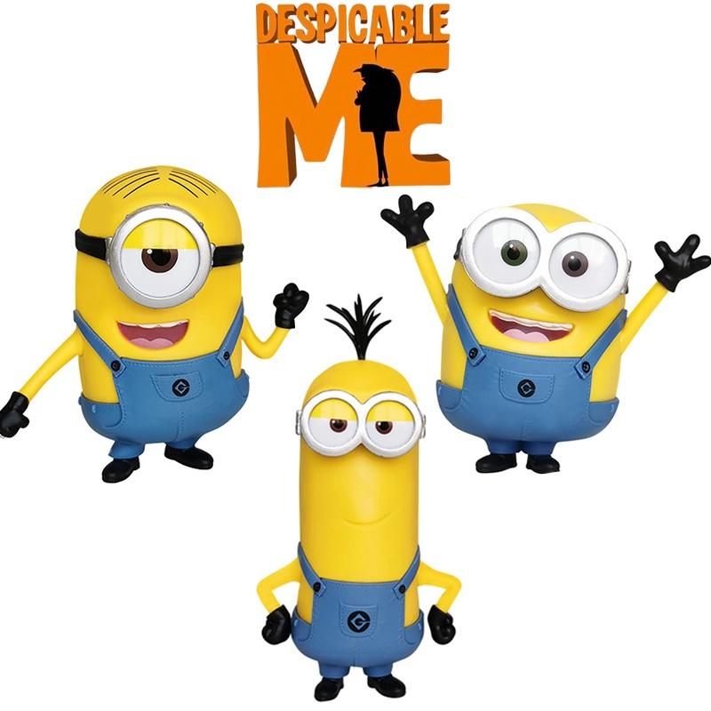 Despicable Me Minions Bob/kevin/stuart Toy Doll Model Action Figure For Kids No Toxic No Fading Perfect Cake Topper Home Decor