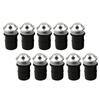 Motorcycle Windshield Bolt Screw Kit CNC Aluminum Alloy Standard M5 Thread Motorbike Windscreen Body Mounting Kit Silver