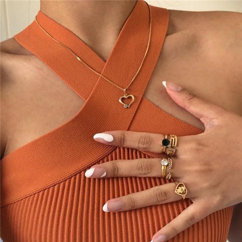 Summer New Style Halterneck Knitted Suspender Vest Backless Tight Slimming Bandage Women's Clothing