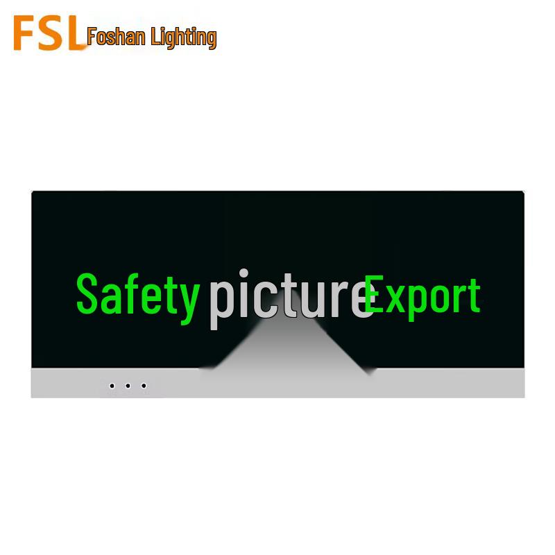 FSL 1W Single-Sided Surface-Mounted LED Emergency Exit Sign Light