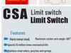 CSA Waterproof & Dustproof Self-Reset Limit Switch 001/012/021/031/061/071/081
