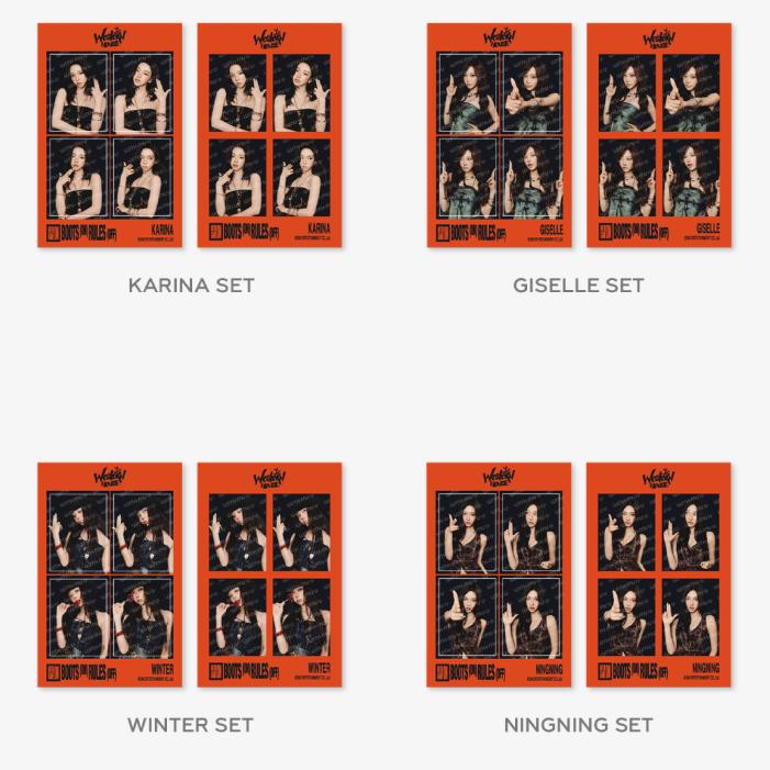 Pre-order 2026 SM Artist Season's Greetings Aespa 4 Cut Photo Set