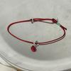 Christmas Apple Pendant Charm Bracelet Adjustable Bracelet For Women Girl  Year Party Jewelry Gift