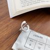 Ring Irregular C-type Niche Personality Design Sense Index Finger Ring, Light Luxury Temperament Fashion Ring Woman