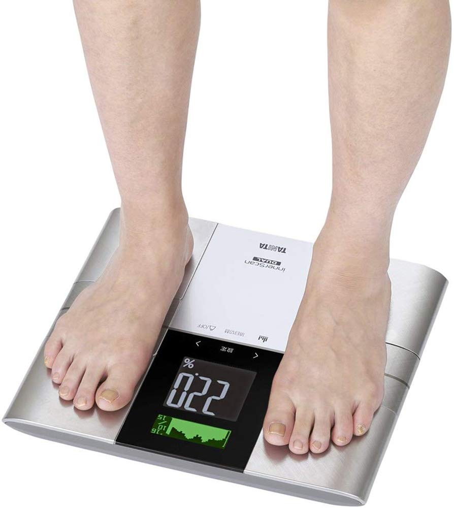 Tanita Body Composition Automatic Precise Measurement with Medical Field Inner Scan 50g Made in Silver Meter, Recognition, Technology, Dual, Unit,