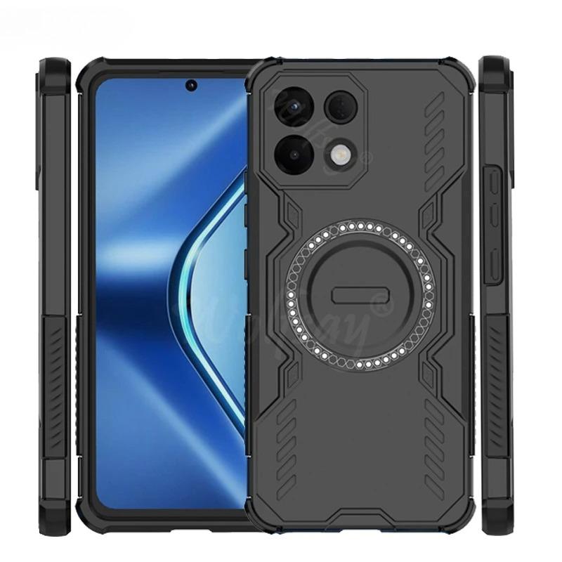 Shockproof Armor Case For Oppo K13 Magnetic Adsorption Wireless Charge Cover For Oppo K13x K12s Case For Oppo K13 Case 6.67 inch