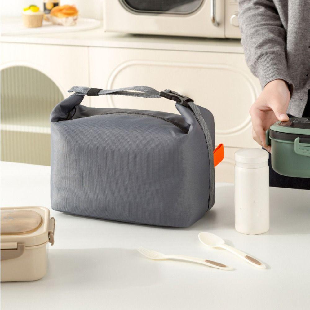 Foldable Lunch Pack Portable Food Thermal Handbag Snack Bag Picnic Travel Storage Bags  Camping