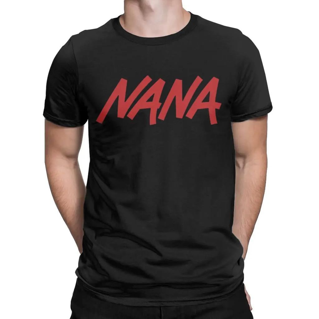 Men T-Shirt Anime Nana Osaki Casual Cotton Tee Shirt Short Sleeve T Shirt Crew Neck Clothing Summer