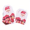 100Pcs Merry Christmas Tags Kraft Paper Card Gift Label Tag DIY Hang Tags Gift Wrapping Decor Gift Card