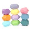 12 Pcs Colorful Wooden Rock Balancing Blocks Parent Child Interaction Educational Puzzle Toys