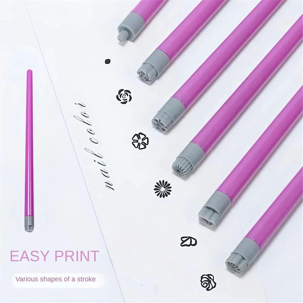 15/20/30pcs Nail Art Dotting Brush Nail Art Stamp Pen Set Flower Painting Drawing DIY Nail Art Pen