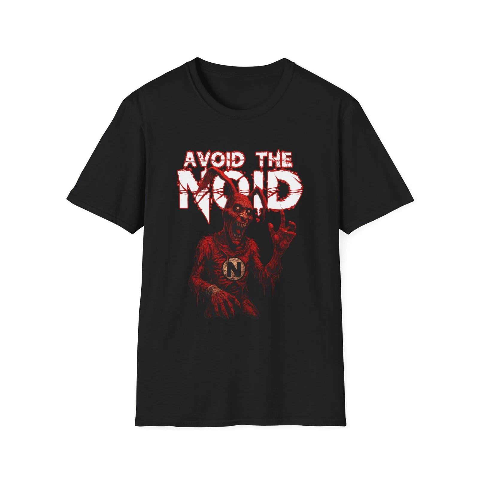 Футболка в стиле Avoid the Noid Horror , Унисекс, Ретро-дизайн 80-х, Мягкий хлопок XXXXL