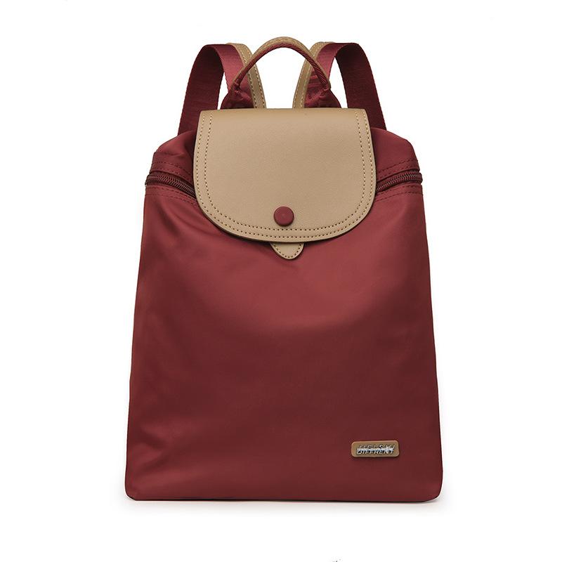 Leisure Bag Waterproof Nylon Cloth Bag Jielangshi New Backpack Large Capacity Women's Commuter Travel Bag