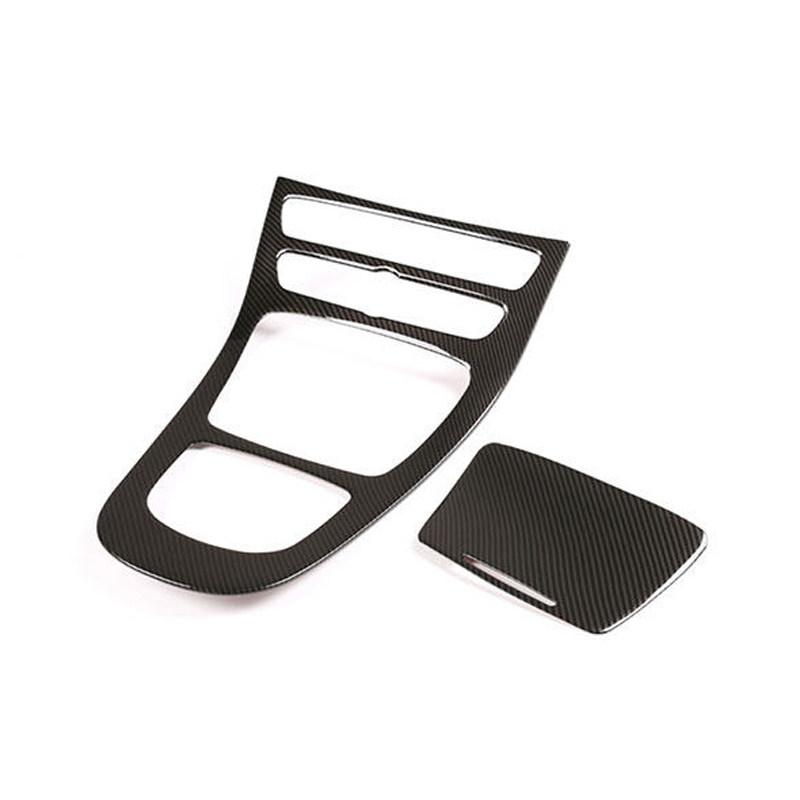 

For Mercedes Benz E Class W213 S213 A238 C238 ABS Car Center Console Gear Shift Panel Cover Decorative Trim Carbon Texture 2019