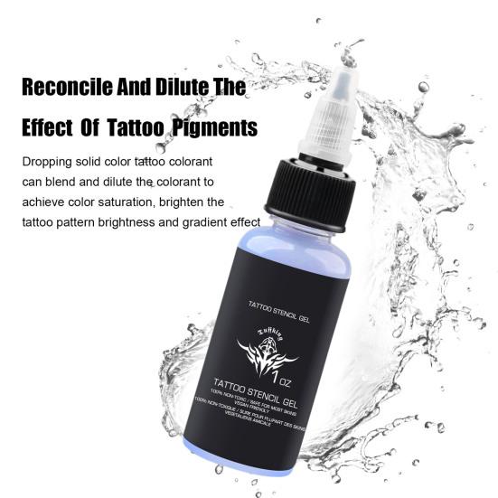 Yousheng 30ml/120ml Tattoo Transfer Gel Long Lasting Clarity Quick Dry Formula Natural Ingredient Non-irritating Mild Professional Stencil Transfer