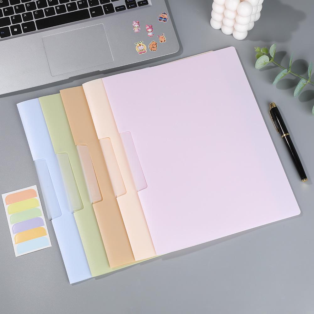 A4 Rotary Side-Opening Clip Folder Document Holder for Student Test Papers