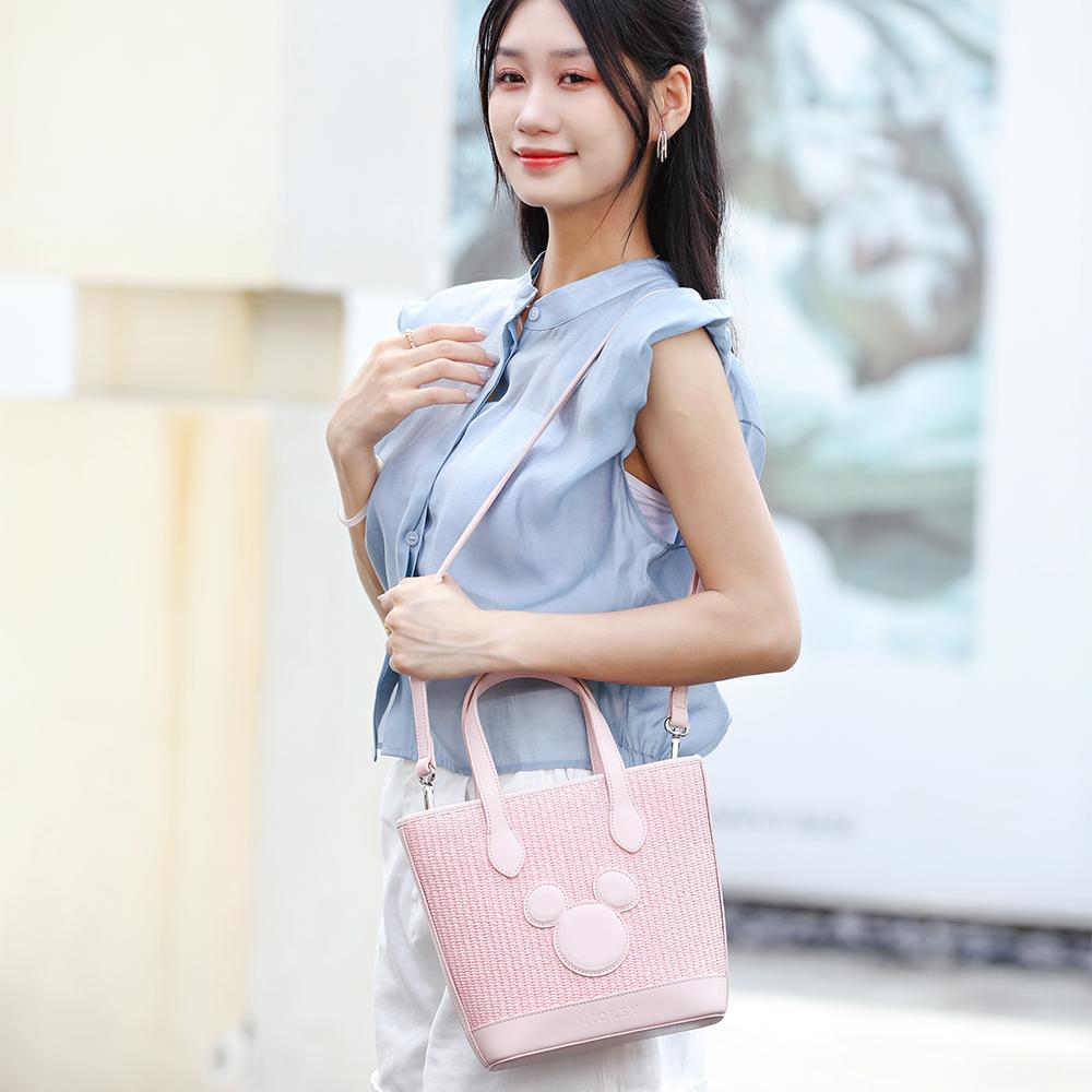 New Disney Mickey Series PU Crossbody Bag, Shoulder Bag, Handbag Regular Women's Multicolor BMK-71704M