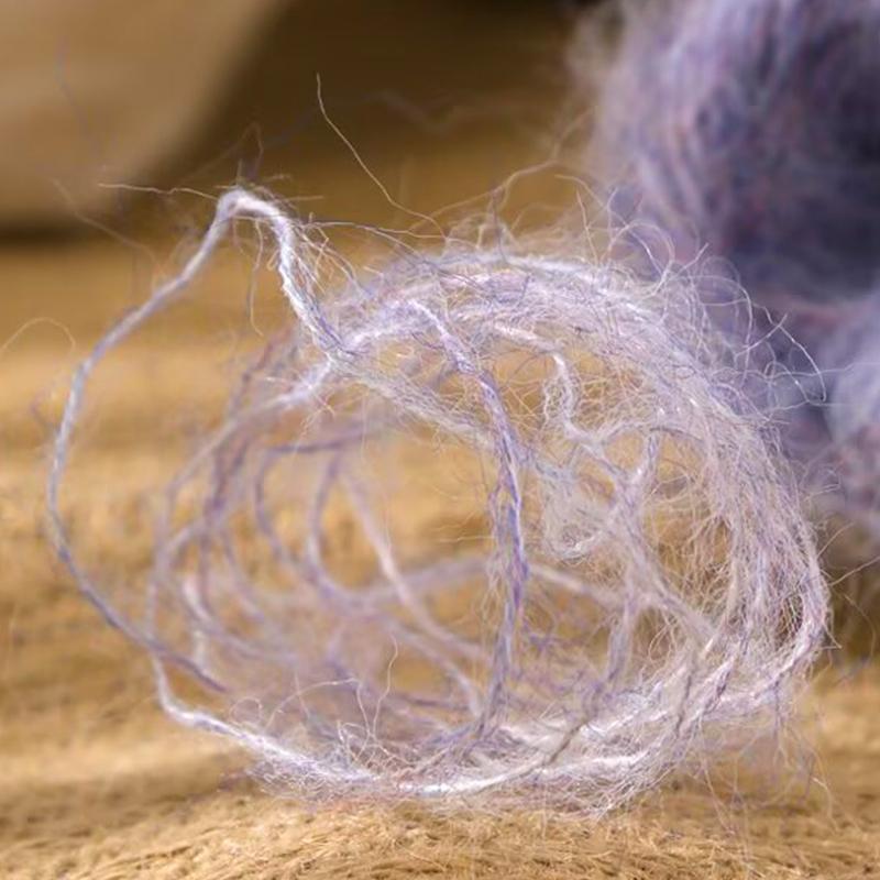 Alpaca Mohair Yarn Hand Woven Sweater Camisole Hat Yarn Ball Handmade DIY Doll Crochet Hook Yarn Ball Handmade Materials
