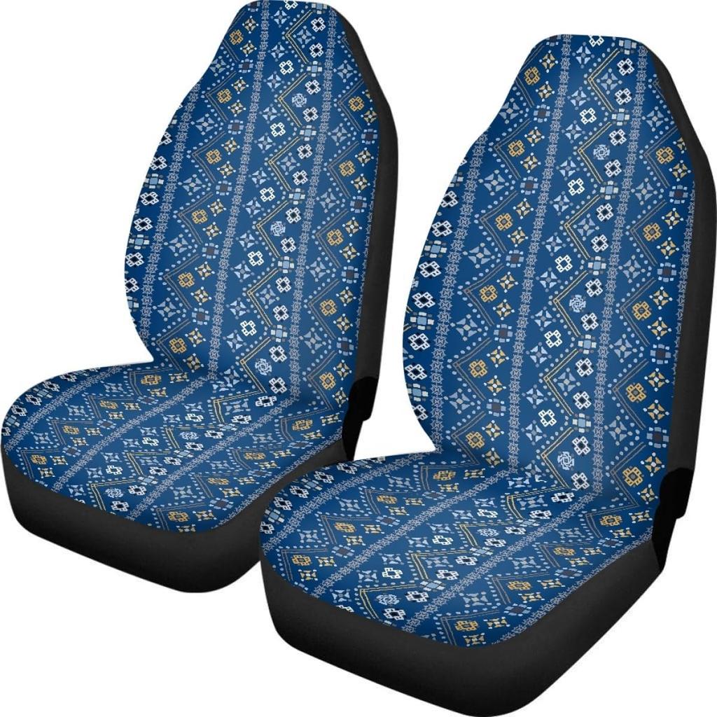 Pehede Car Seat Cover Moon Stars Planet Front for Cars, Easy To Tall Cover Set, Accessories Auto Trucks Van SUV,2 Packs