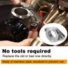 Bil Universal 2-Boltet Turbo Flange Manifold Ekstern Wastegate 38mm MV-R V-Bånd Flange Adapter Kit Rustfrit Stål