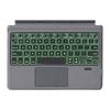 Kabelloses Split-Tastatur für Microsoft Surface Pro 3-10 LED-Hintergrundbeleuchtung 7-Farben-Touchpad für Windows 11 Scheren-Neu