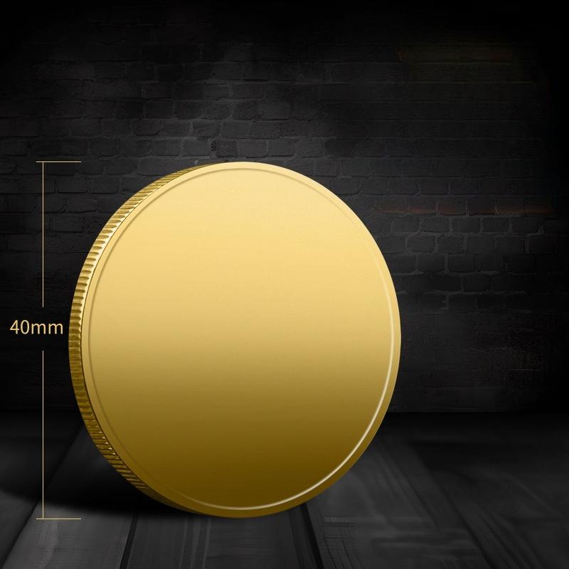 Single Zodiac Sign Commemorative Coin, Individual Constellation Collectible Medal, 40mm Diameter Astrology Souvenir Coin for Collection & Gift