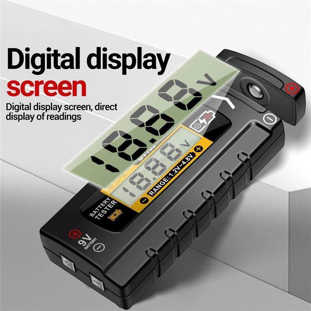Digital Display Button Cell Tester Durable Battery Analyzer Volt Test Checker Battery Capacity