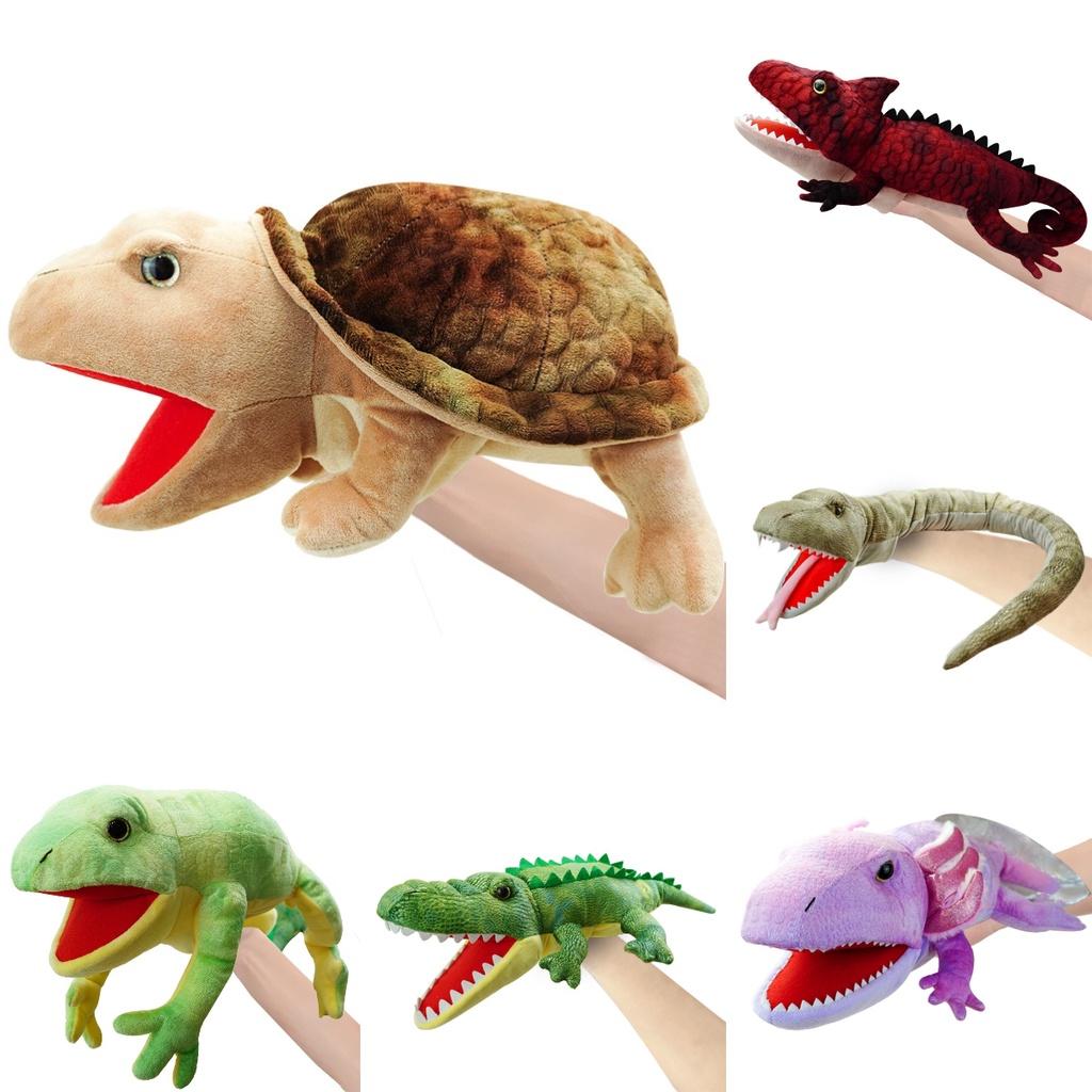 Urocza Pisklę Lalki Ręczne Pluszowa Zabawka Dla Dzieci Do Bajek Gad Stuffed Animal Do Przedszkola I Rodzicielstwa Lalka Wąż Python Żółw)