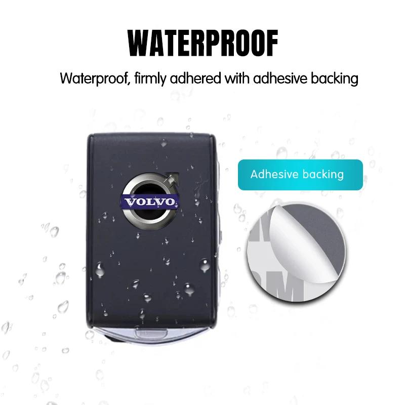 Autocolant Emblema Carcasă Cheie Telecomandă Mașină din Aluminiu 14mm Pentru Volvo S40 S60 S80 XC60 XC90 v70 S80L V6 v40 v50 850 c30 v60 s70 940 xc70