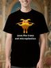 Save The Trees Eat Microplastics Funny Meme Tshirt - Unis...