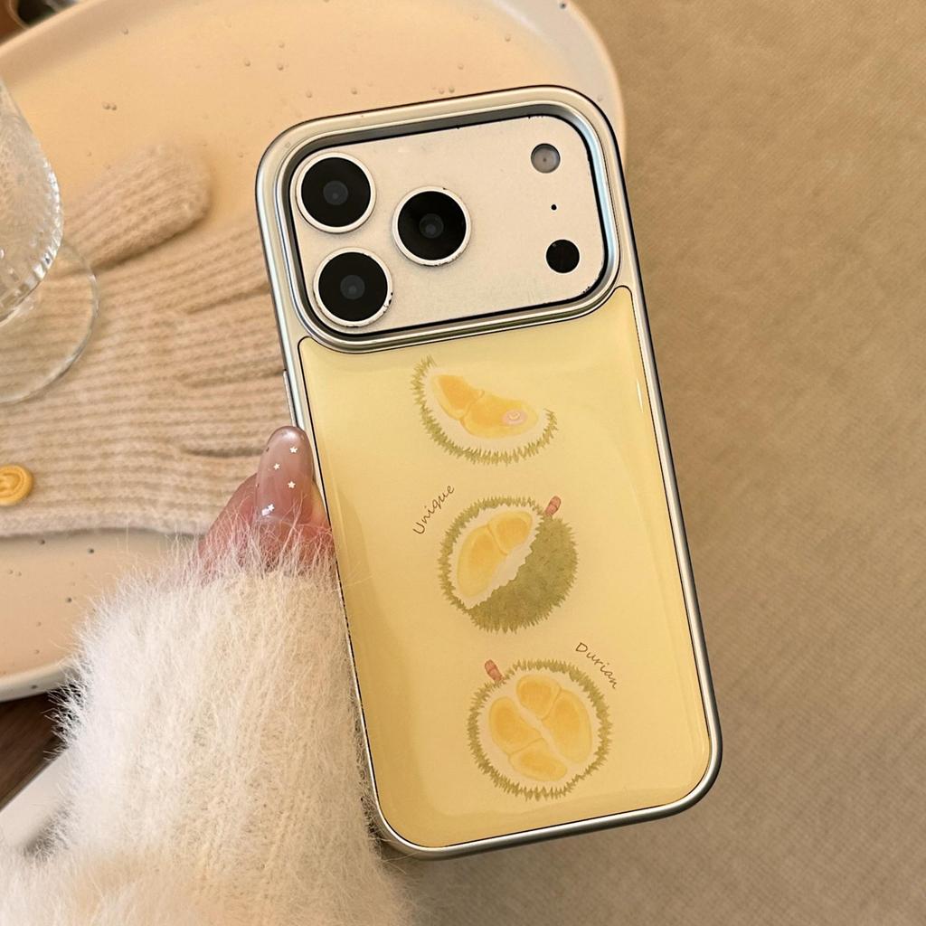 Creative Durian Phone Case for iPhone 16, iPhone 17, and iPhone 17 Pro Max