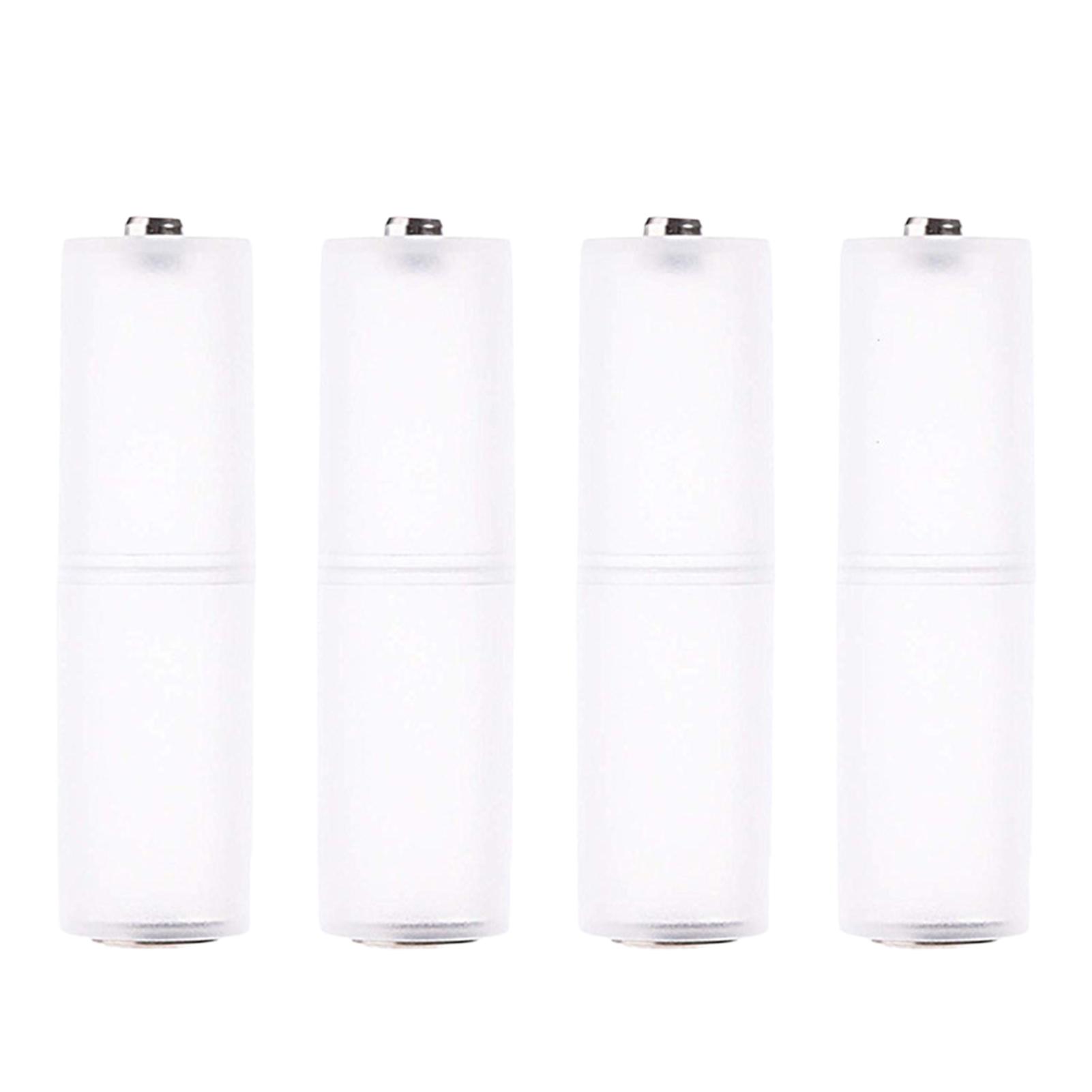 4 шт Портативный адаптер-преобразователь батареек pacer Переключатель Кейс-коробка AAA в размер AA Коробки для хранения Полупрозрачный Жесткий пластиковый кейс 1600₽