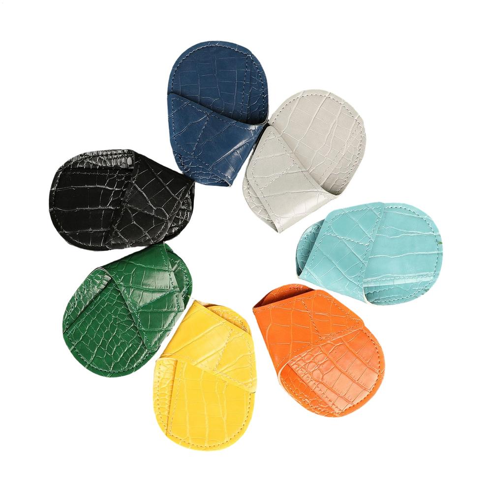 Iron Covers For Golf Clubs PU Leather Anti-Scratch Protector Iron Head Covers For Easy Identification Men Women Players Golfer