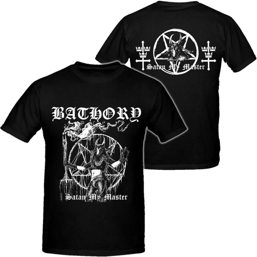 

26 Bathory - Satan My Master T-Shirt Quorthon Forsberg Swedish Epic Black Metal Unisex T-Shirt L