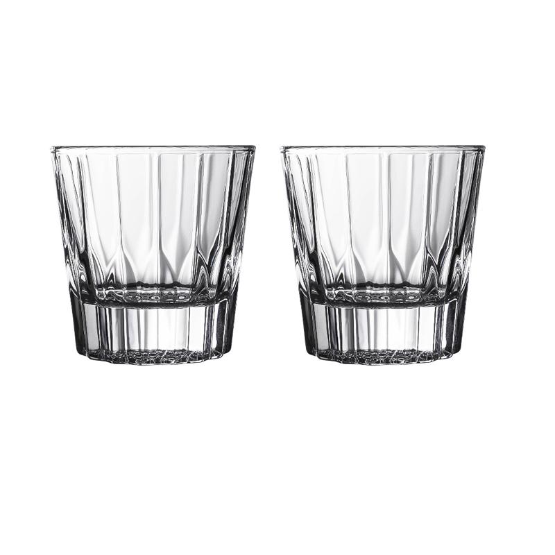 200ml Exquisite Drinking Glasses Creative Cocktail Glass Multi Colored Wine Glasses Bar Luxury Carved Whiskey Glass Water Bottle 200ml 2pcs