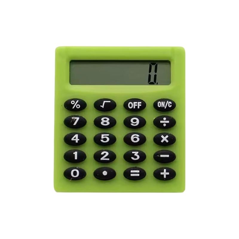 Boutique Stationery Student Calculator 8 Digits Display Basic Math Functions ABS Lightweight Design