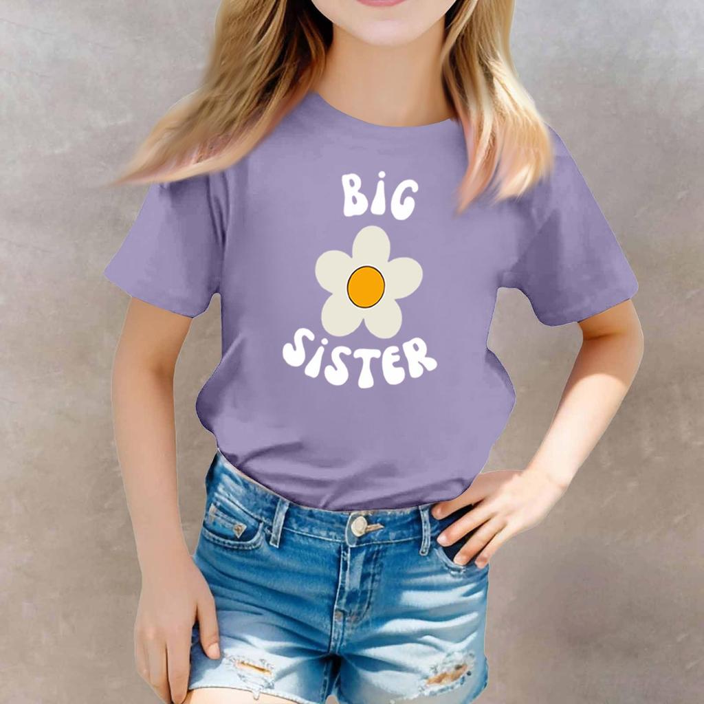 Toddler Girl Boy T-Shirts Kids Top Boys And Girls Printed Short Sleeved T-shirt