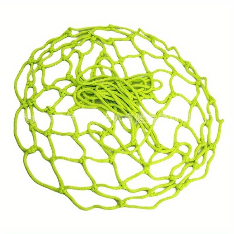 50CM Standard Selvlysende Basketballnett Grønt Fluorescerende Basketballnett Selvlysende Barnas Basketballkurvnett 1 stk
