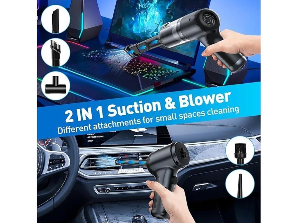 Cordless handheld vacuum cleaner brushless motor 12000PA suitable for home, car, office and pets