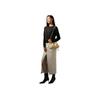 Calvin Klein Fashion Elegant Minimalist Textured Letter Drawstring Cloud Bag Shoulder Bag Medium Women bags Khaki Beige 4K3060G-PD7