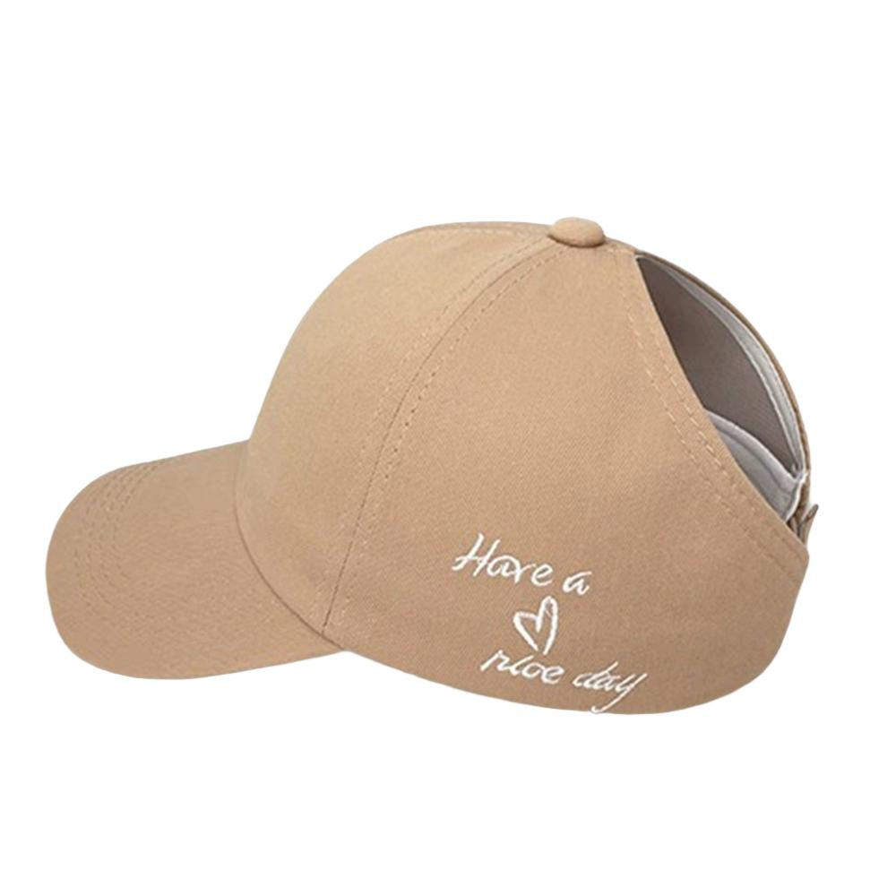 Women Ponytail Baseball Caps Fashion Lady Criss Cross Messy Bun Snapback Hat Outdoor Sports Adjustable Breathable Trucker Hats