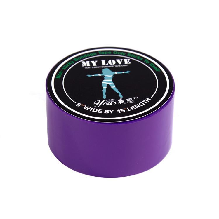 Whole Body Restraint Electrostatic Tape Open Restraint Belt Bondage Harness with Wrist Cuffs BDSM Sex Position Aid Adult Sex