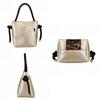 0657 Crossbody Shoulder Mini Tote Bag Baby Lou Wide Strap Fat Rope BR [Rootote] Fat-lope (01 Champagne)