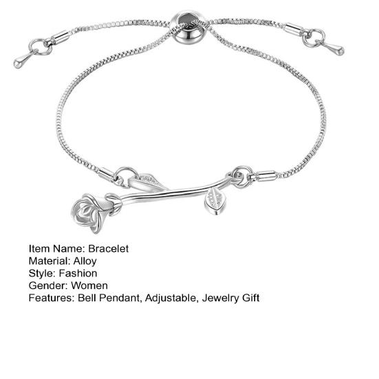 Women Bracelet Bright Luster Decorative Adjustable Comfortable All-match Jewelry Gift Simple Ladies Fresh Literature