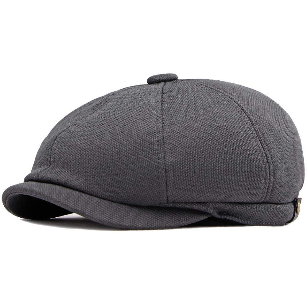 HT4774 Mens Berets Women Spring Summer Hat Sun Cap Solid Artist Painter Beret Hat Male Female Ivy Flat Cap Adjustable Beret Cap