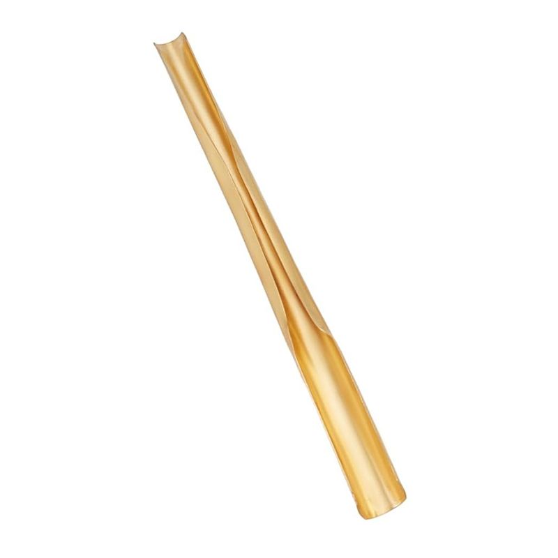 Feb.5 Pieces Gold Brass Clay Hole Cutter Sculpture Tools For Drilling And Sculpting DIY Carving Crafts