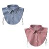 Elegant Faux Shirt Collar Accessory Removable Half Shirt Blouse Breathable Neckpiece Daily Outfit Enhancer For Ladies