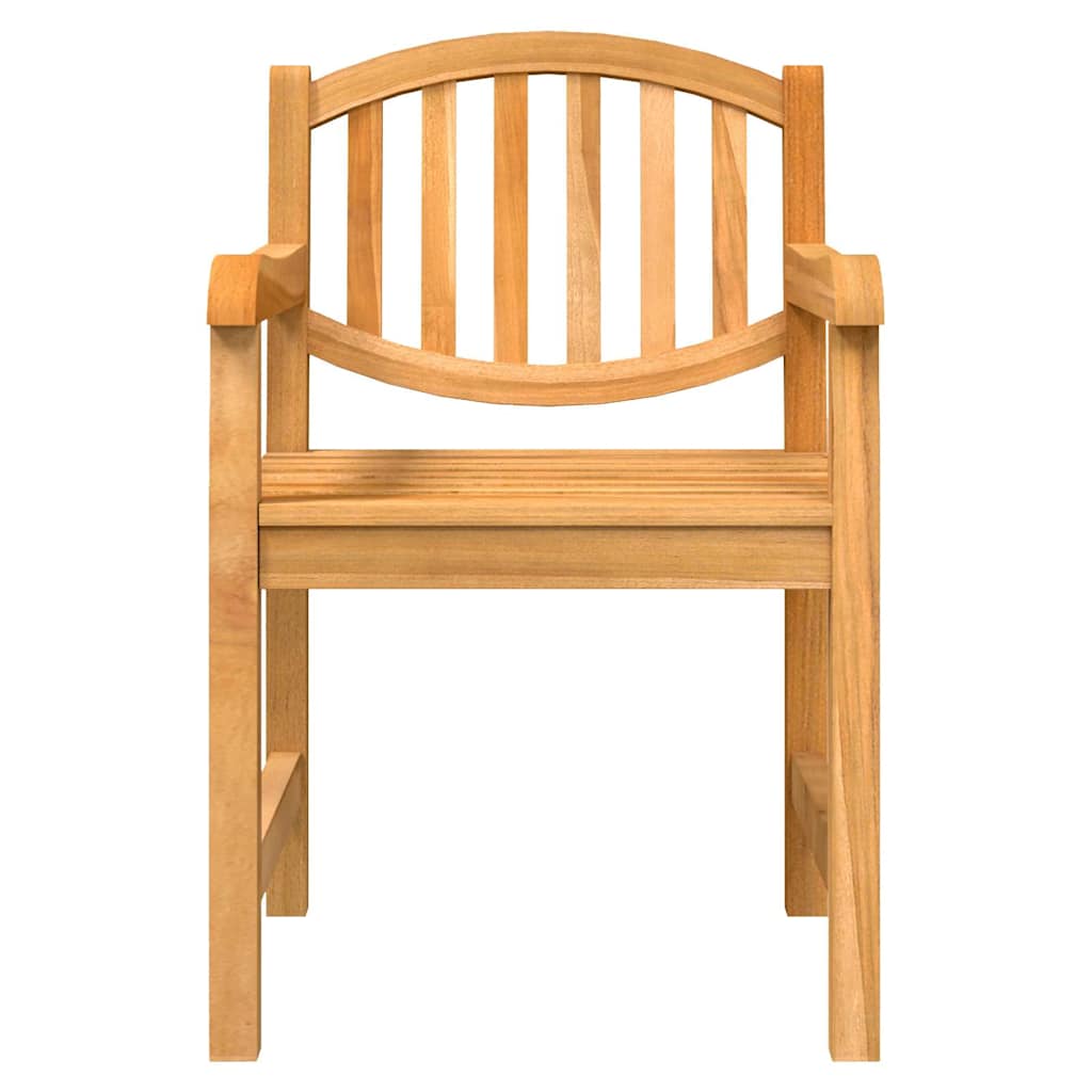 5 Piece Garden Dining Set Solid Teak Wood