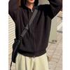 Men's 2024 Korean Style Double Zipper Hooded Knit Cardigan - Autumn/Winter Versatile Trendy Couple Style Sweater