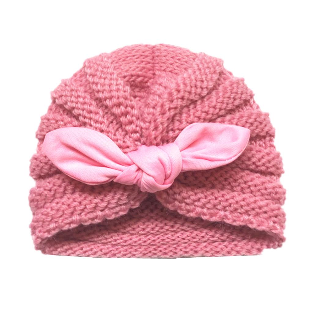 2022 Kids' Knitted Rabbit Ear Wool Hats for Autumn/Winter